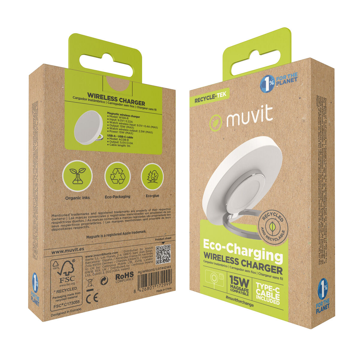 Cordless Charger Muvit MCWIR0013