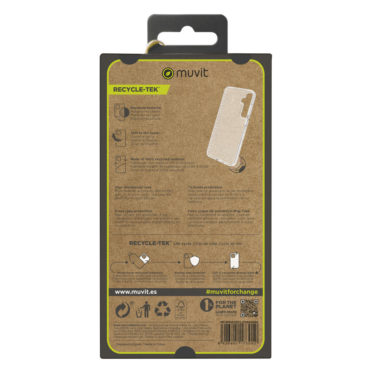 Mobile cover Muvit for Change Galaxy S24 Galaxy S24