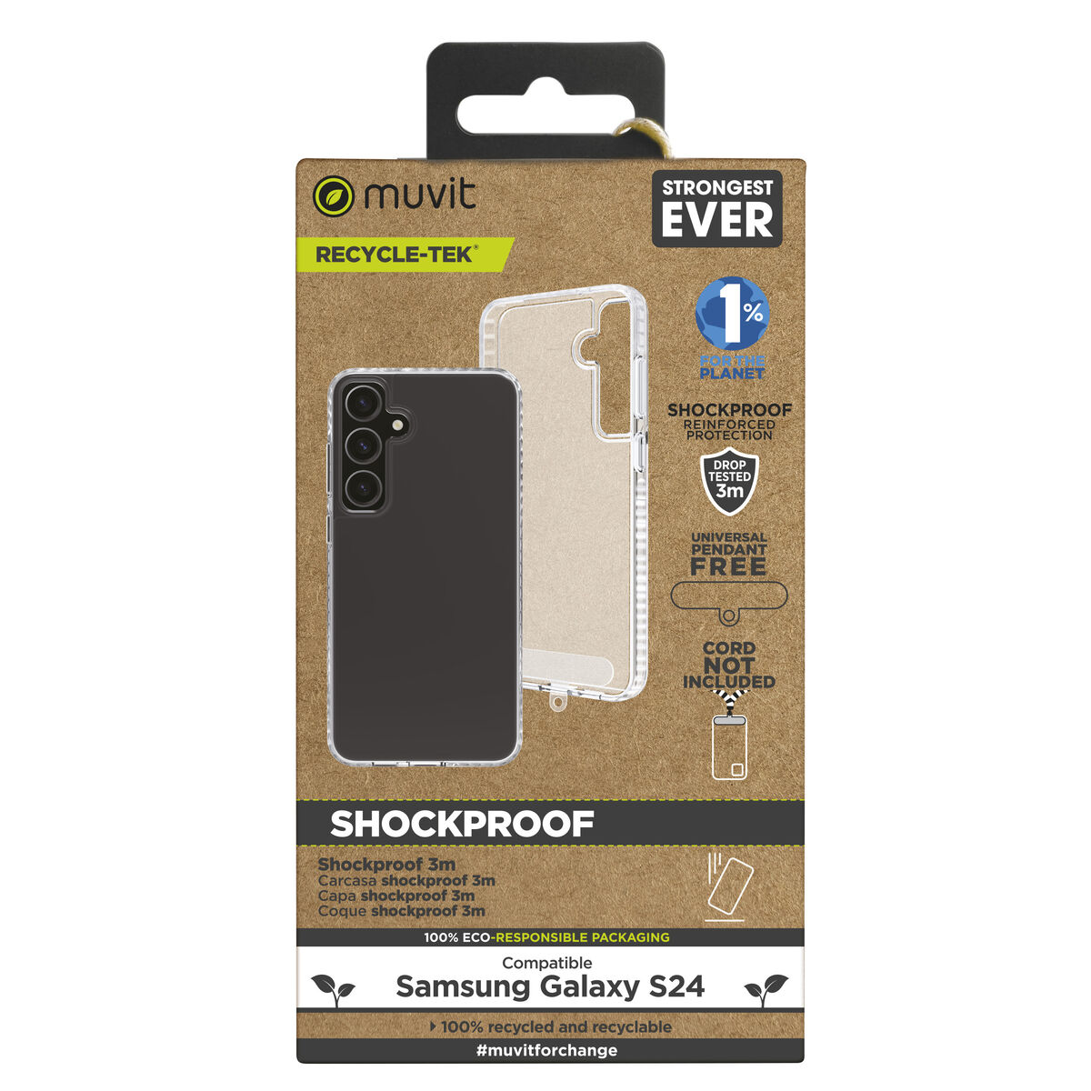 Image de Protection pour téléphone portable Muvit for Change Galaxy S24 plus
