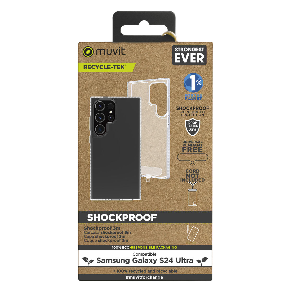 Image de Protection pour téléphone portable Muvit for Change Galaxy S24 Ultra