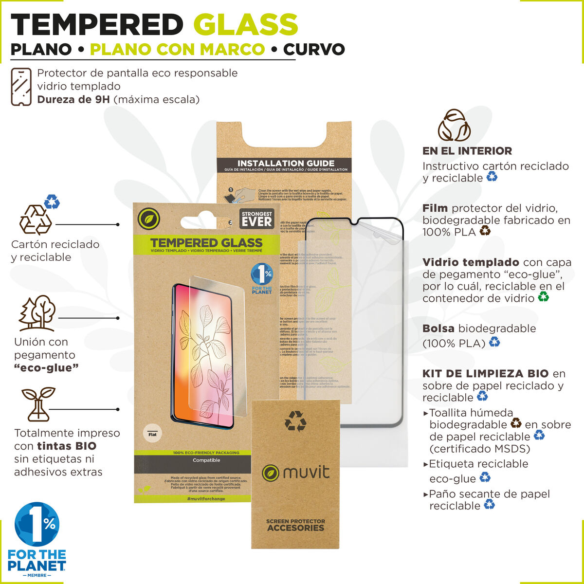 Picture of Mobile Screen Protector Muvit for Change Galaxy S24 Plus