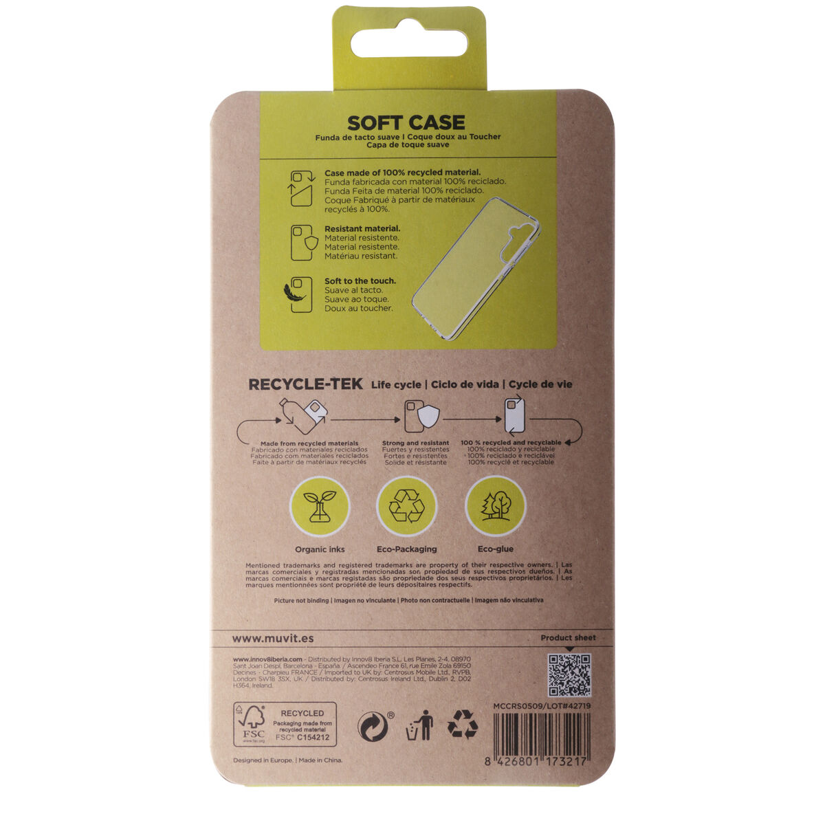 Image de Protection pour téléphone portable Muvit for Change Galaxy A35 5G Samsung Galaxy A34 5G