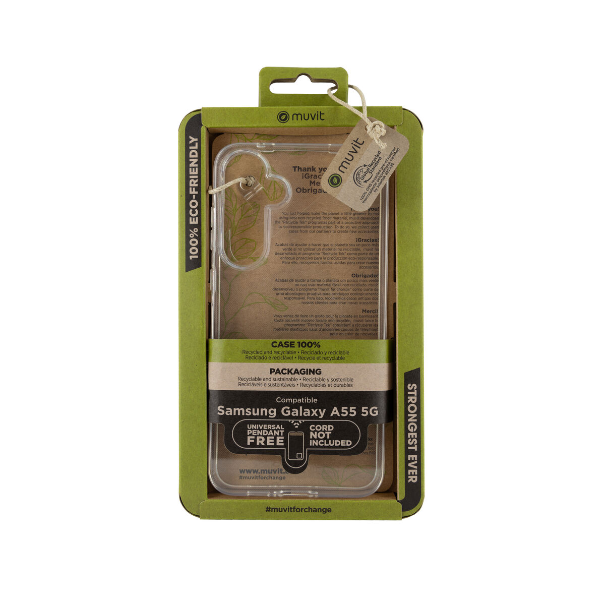 Image de Protection pour téléphone portable Muvit for Change Galaxy A55 5G