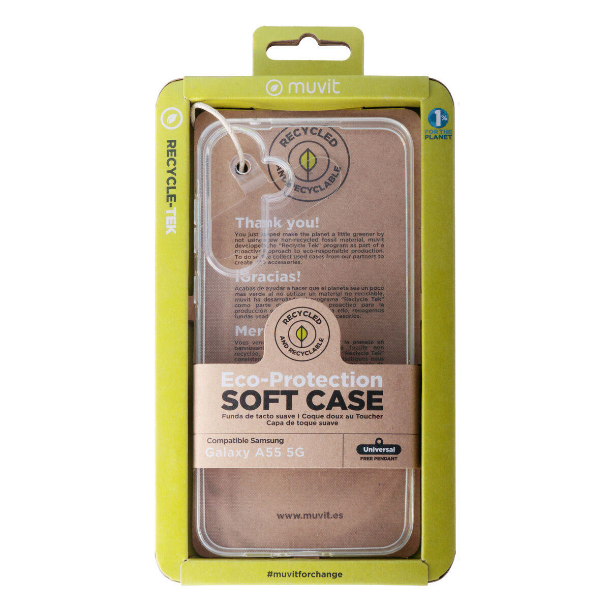 Image de Protection pour téléphone portable Muvit for Change Galaxy A55 5G