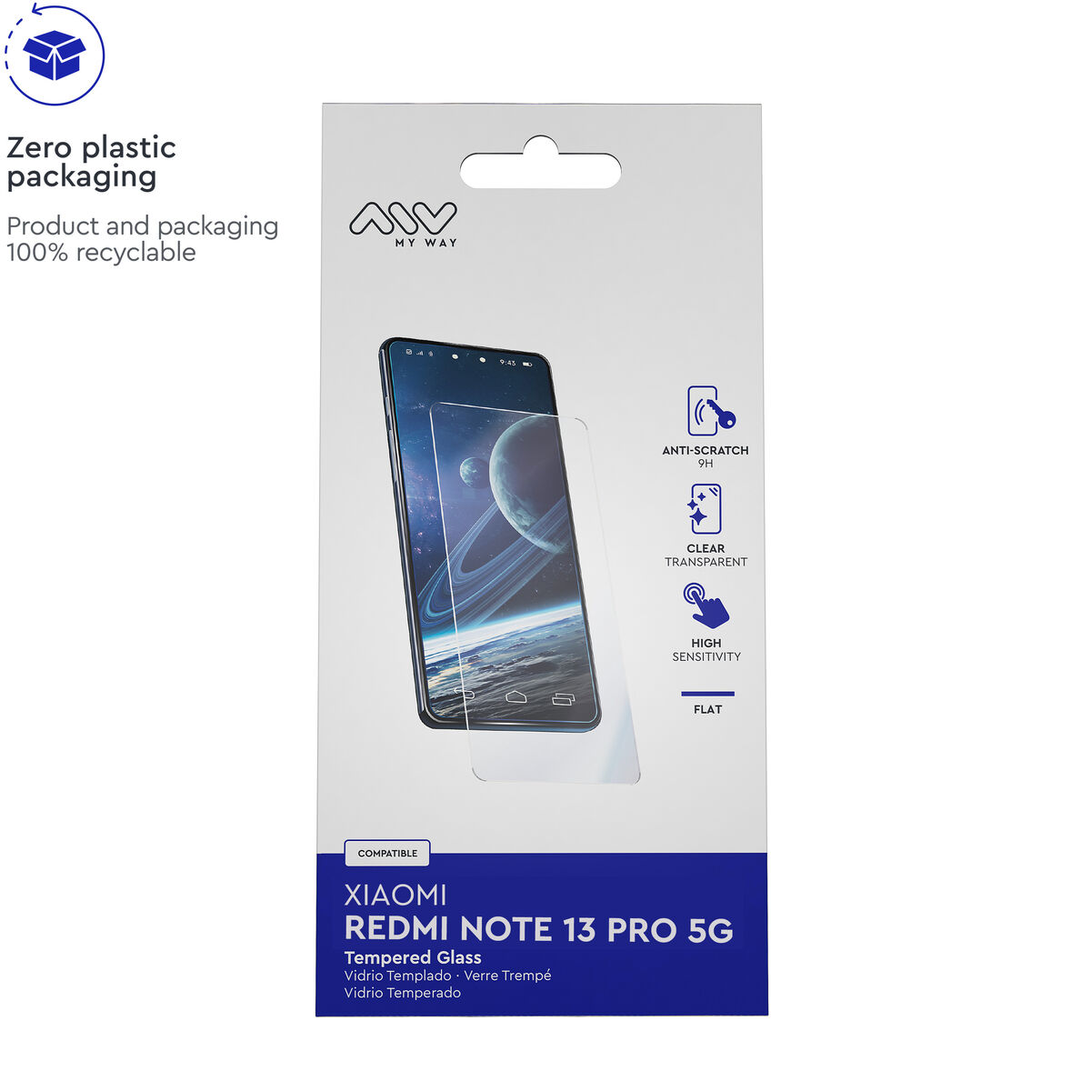 Image de Mobile Screen Protector Myway Redmi Note 13 Pro+ 5G