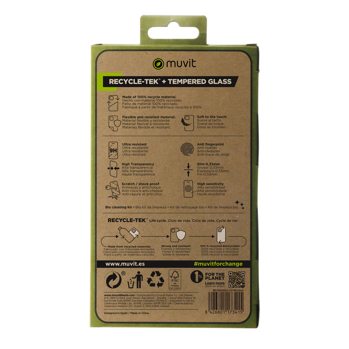 Picture of Mobile cover Muvit for Change Galaxy A25 5G