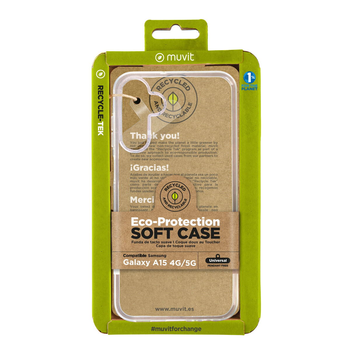 Bild von Handyhülle Muvit for Change Galaxy A15 Samsung Galaxy A14 5G