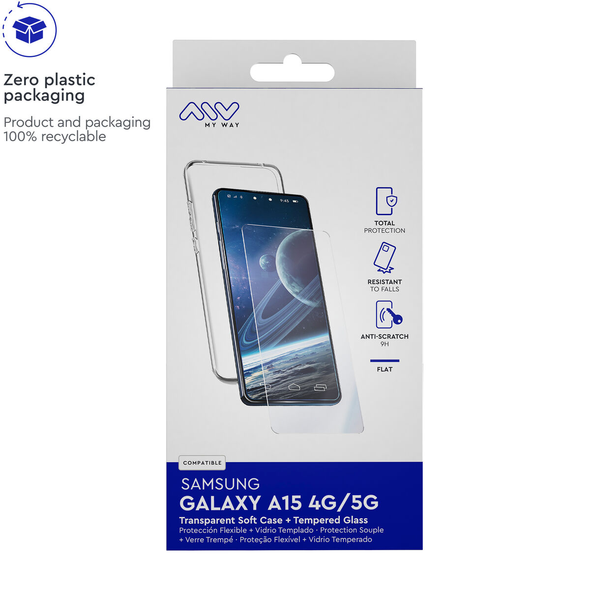 Mobile Case and Protector Myway Galaxy A25 5G Samsung Galaxy A24 5G