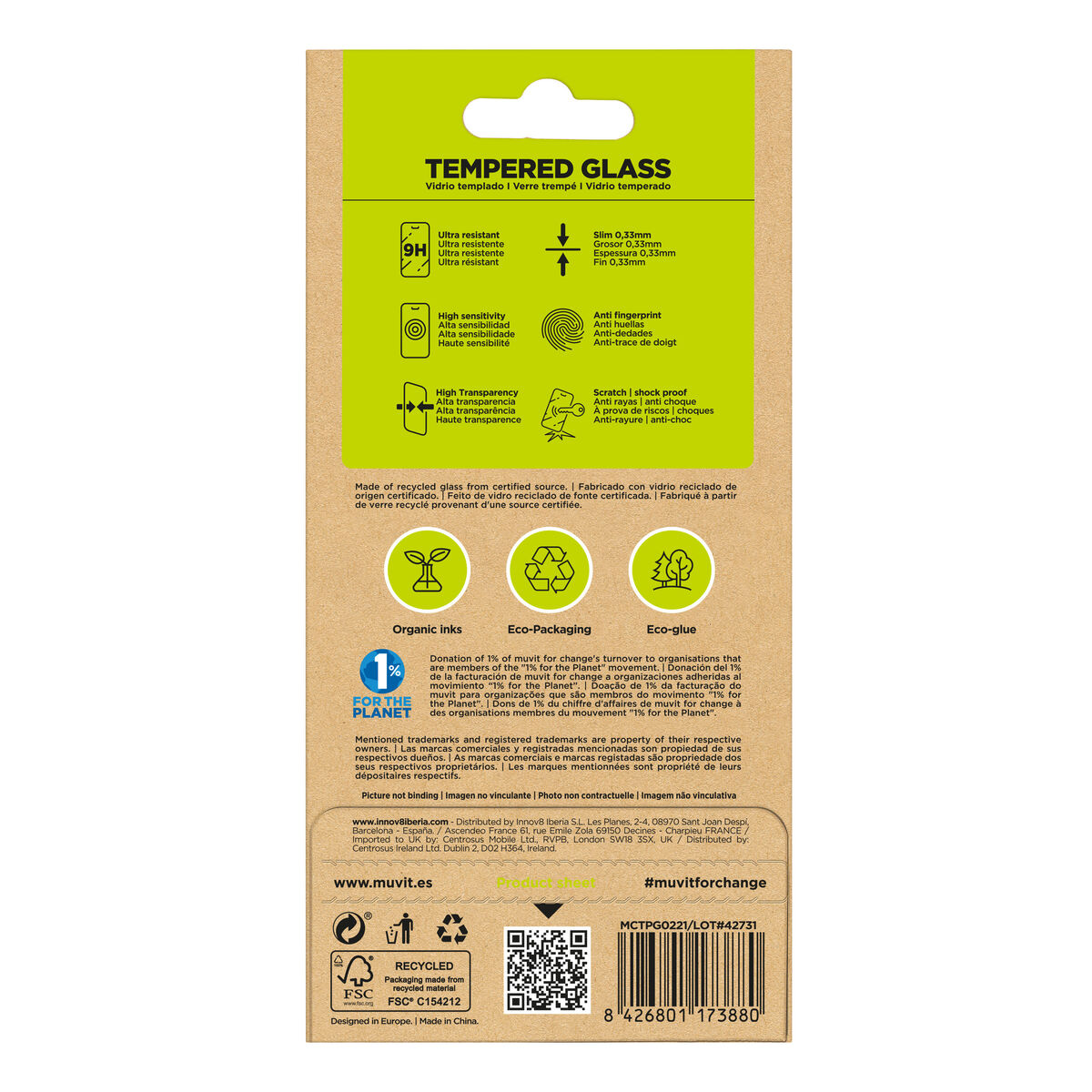 Picture of Mobile Screen Protector Muvit for Change Galaxy A05S