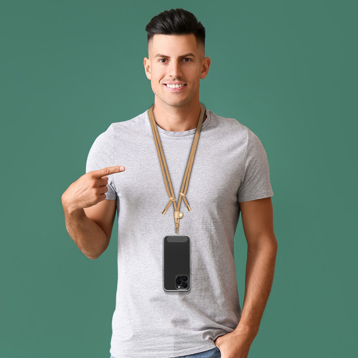 Image de Mobile Phone Lanyard Muvit for Change Sand