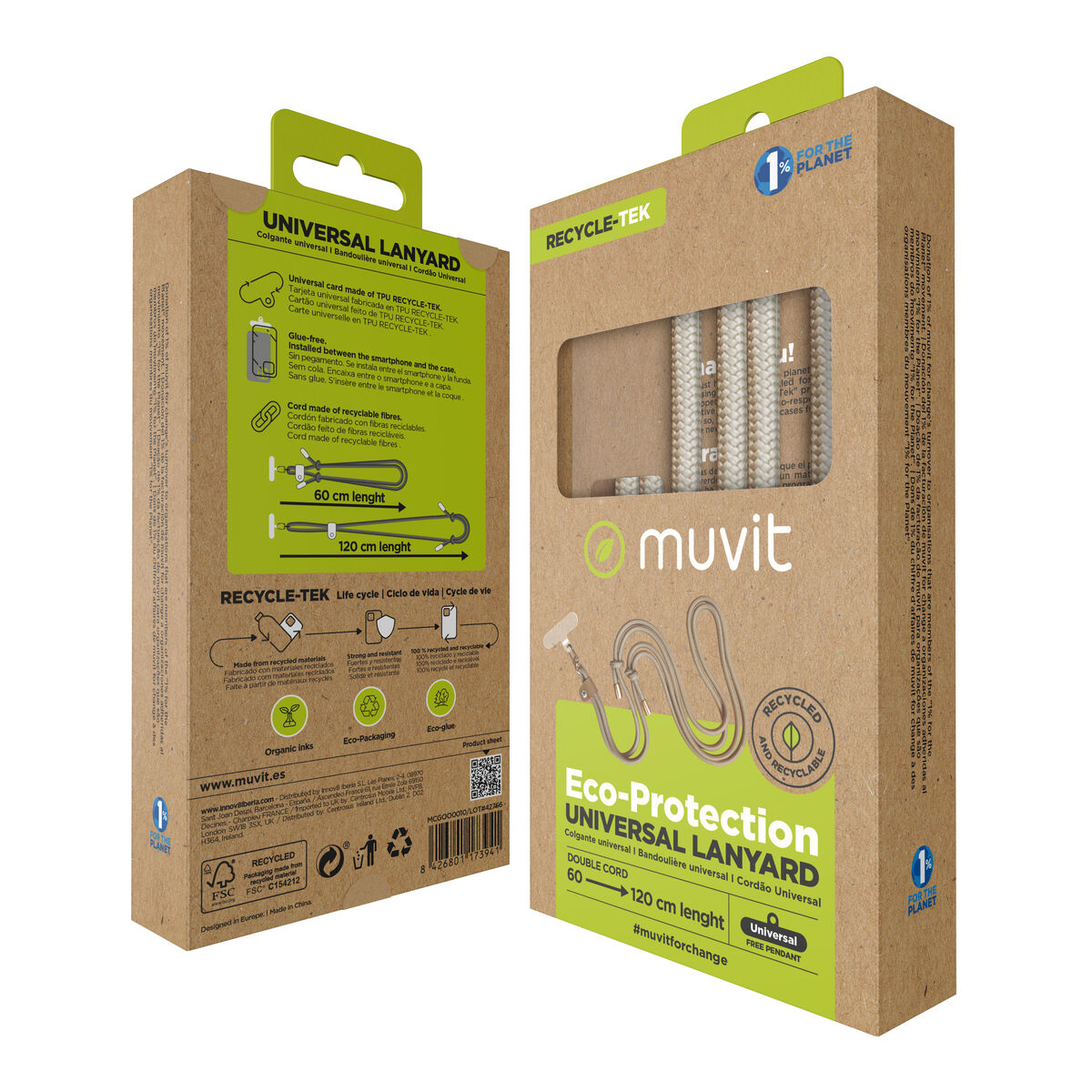 Image de Mobile Phone Lanyard Muvit for Change Sand