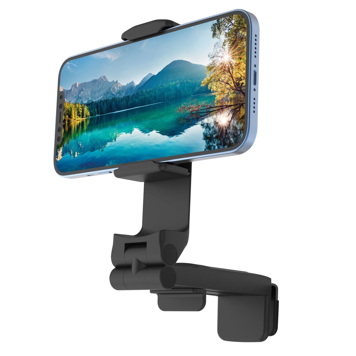 Bild von Multi-position Mobile Phone Holder with Clamp Muvit MCCHL0009 Black Plastic