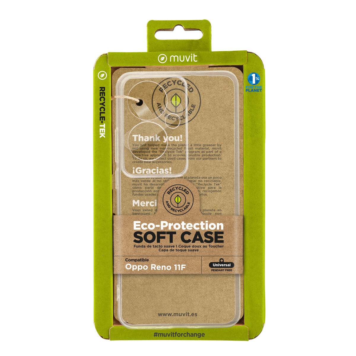 Image de Protection pour téléphone portable Muvit for Change Reno 11F