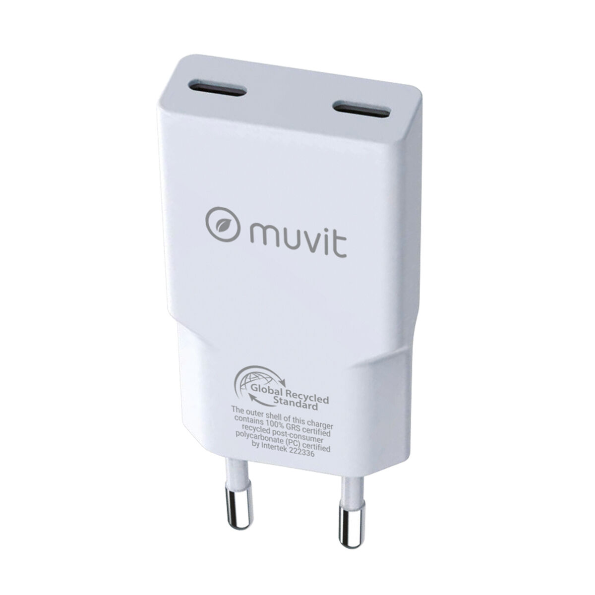 Image de Chargeur de voiture Muvit for Change HC-263C Blanc 30 W