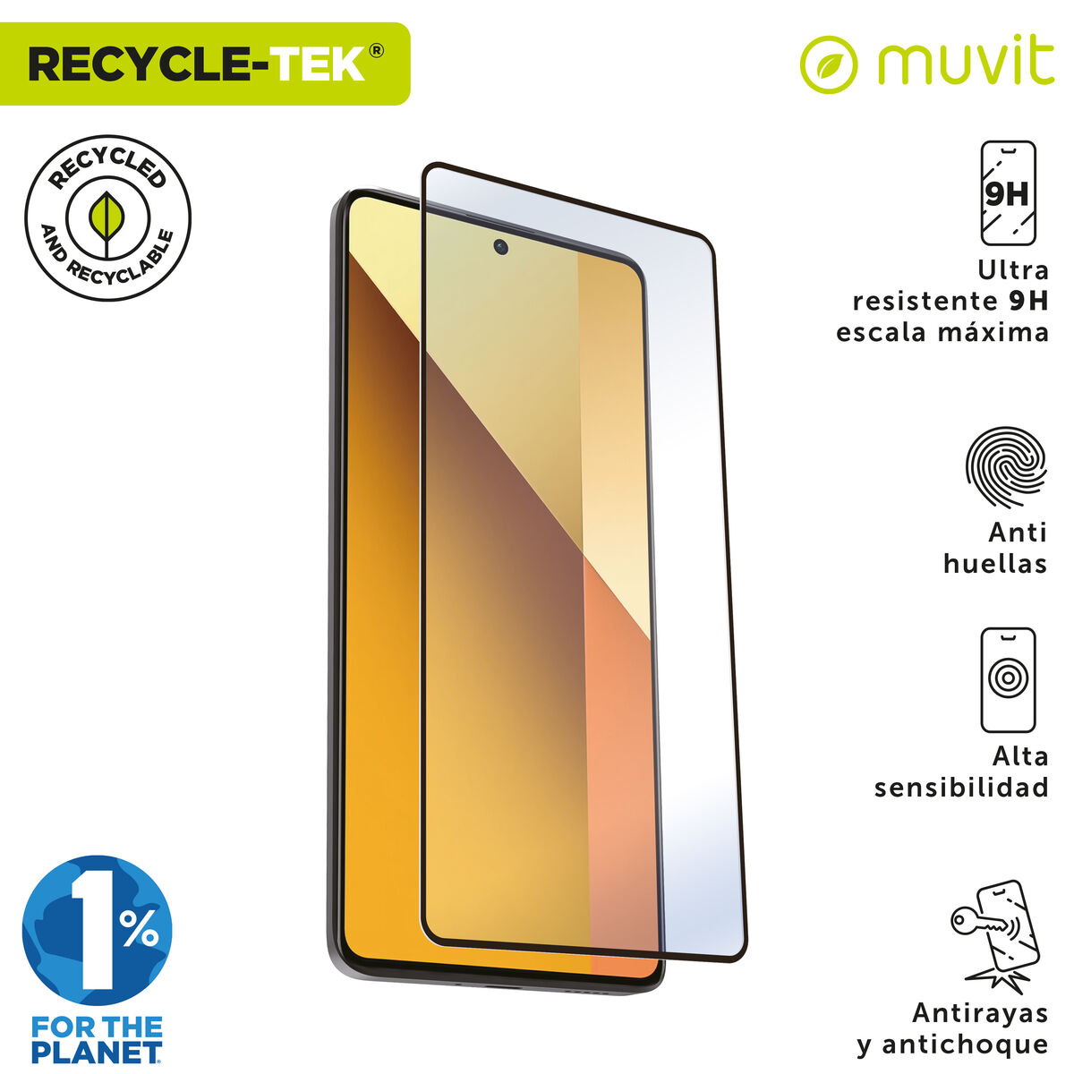 Image de Mobile Screen Protector Muvit for Change Redmi Note 13 5G