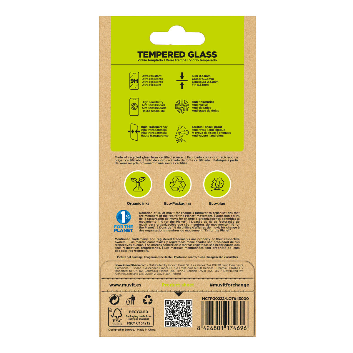 Image de Mobile Screen Protector Muvit for Change Redmi Note 13 5G