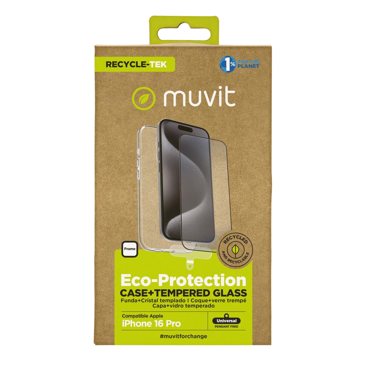 Bild von Mobile cover Muvit iPhone 16 Pro