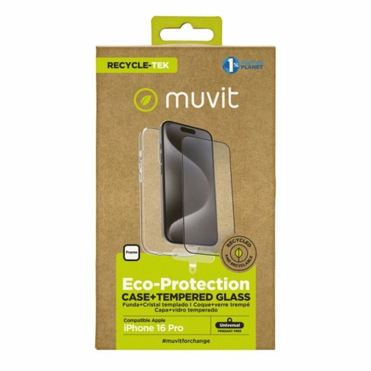 Bild von Mobile cover Muvit iPhone 16 Pro