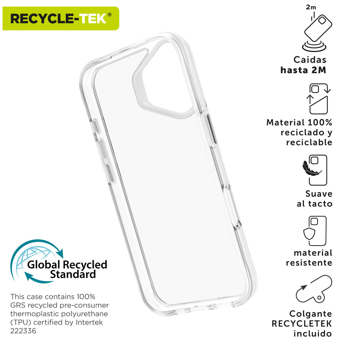 Image de Protection pour téléphone portable Muvit for Change iPhone 16