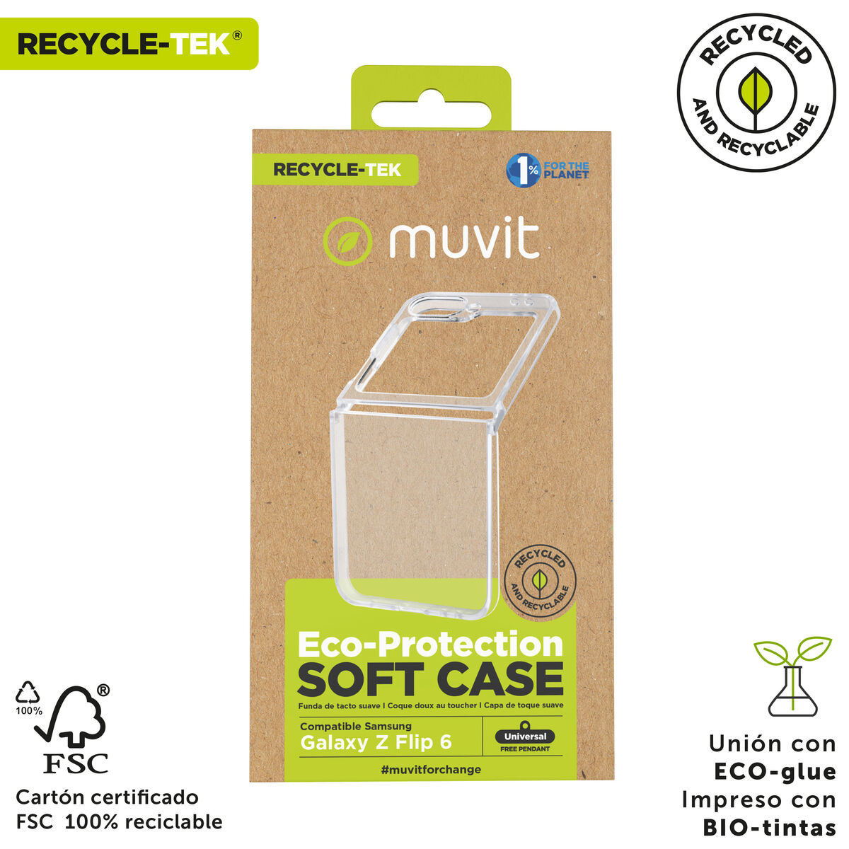 Image de Protection pour téléphone portable Muvit for Change Galaxy Z Flip6