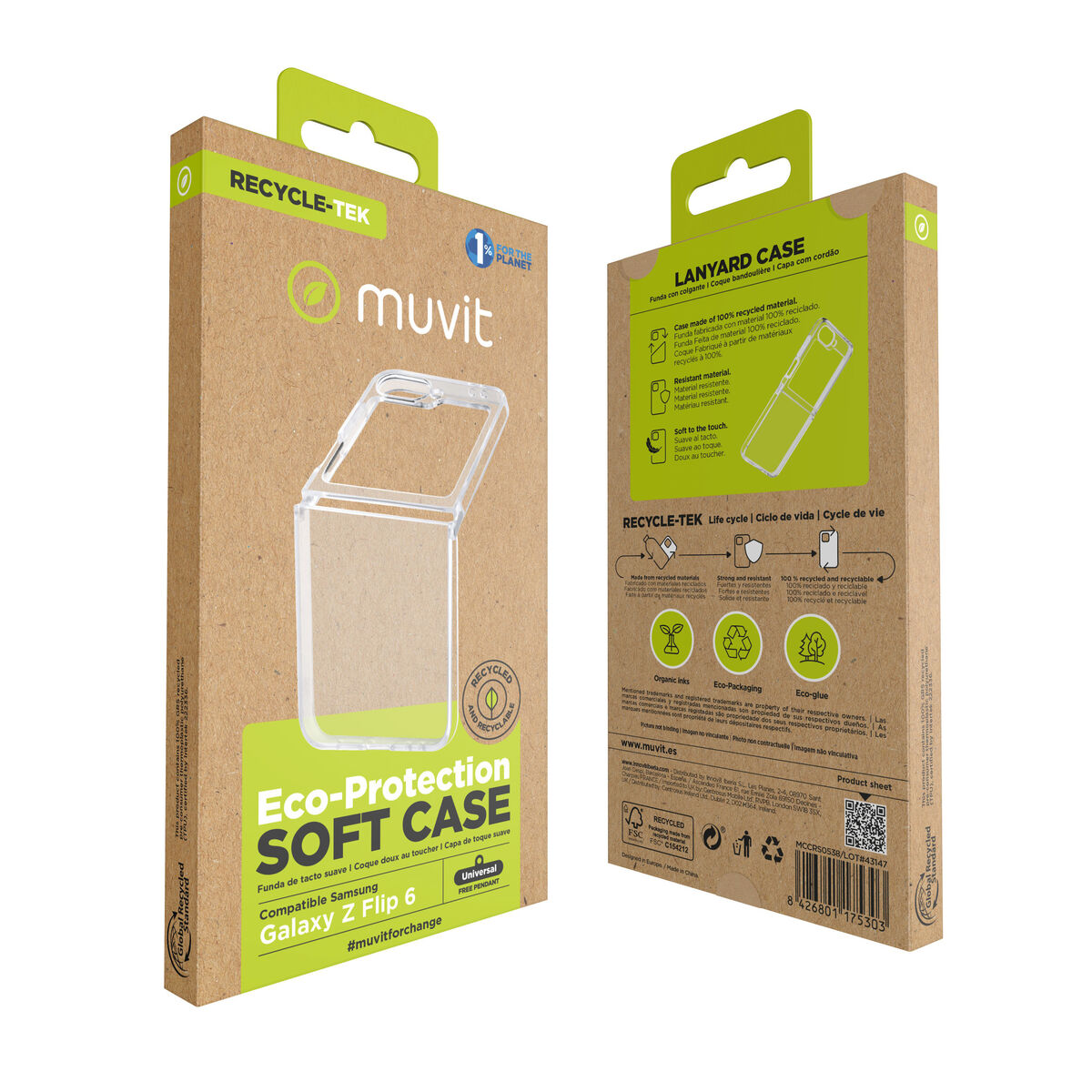 Image de Protection pour téléphone portable Muvit for Change Galaxy Z Flip6