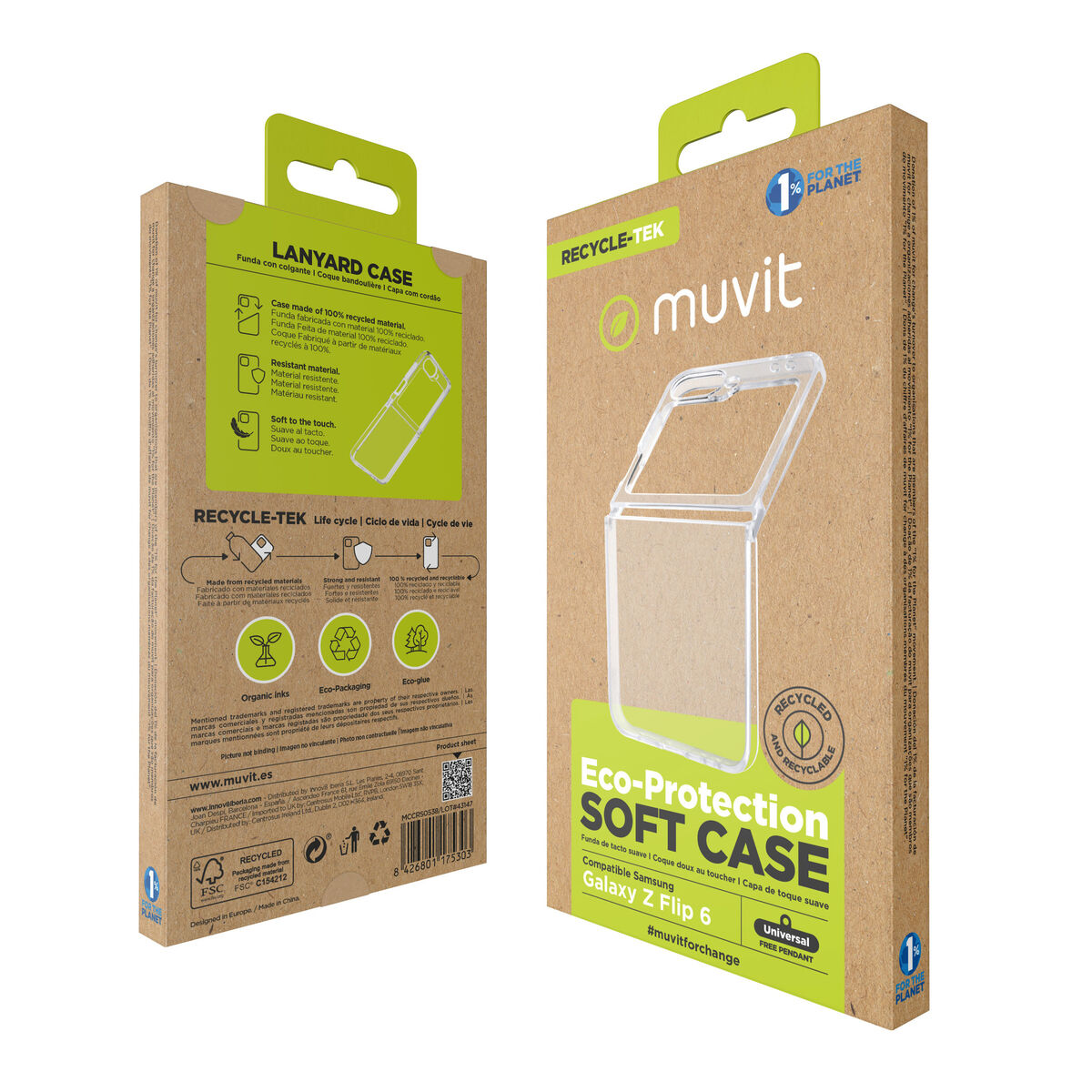 Image de Protection pour téléphone portable Muvit for Change Galaxy Z Flip6