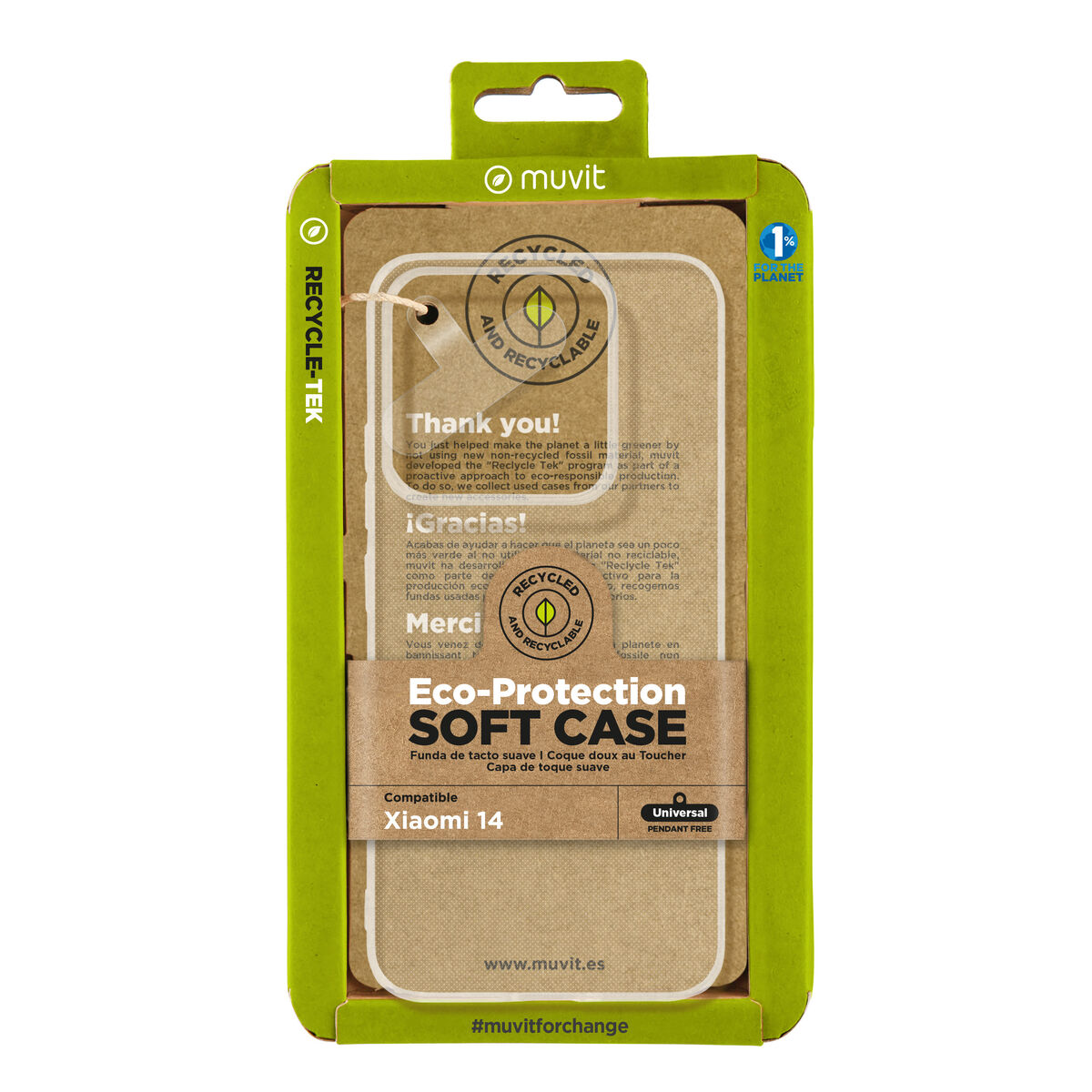 Image de Protection pour téléphone portable Muvit for Change Xiaomi 14