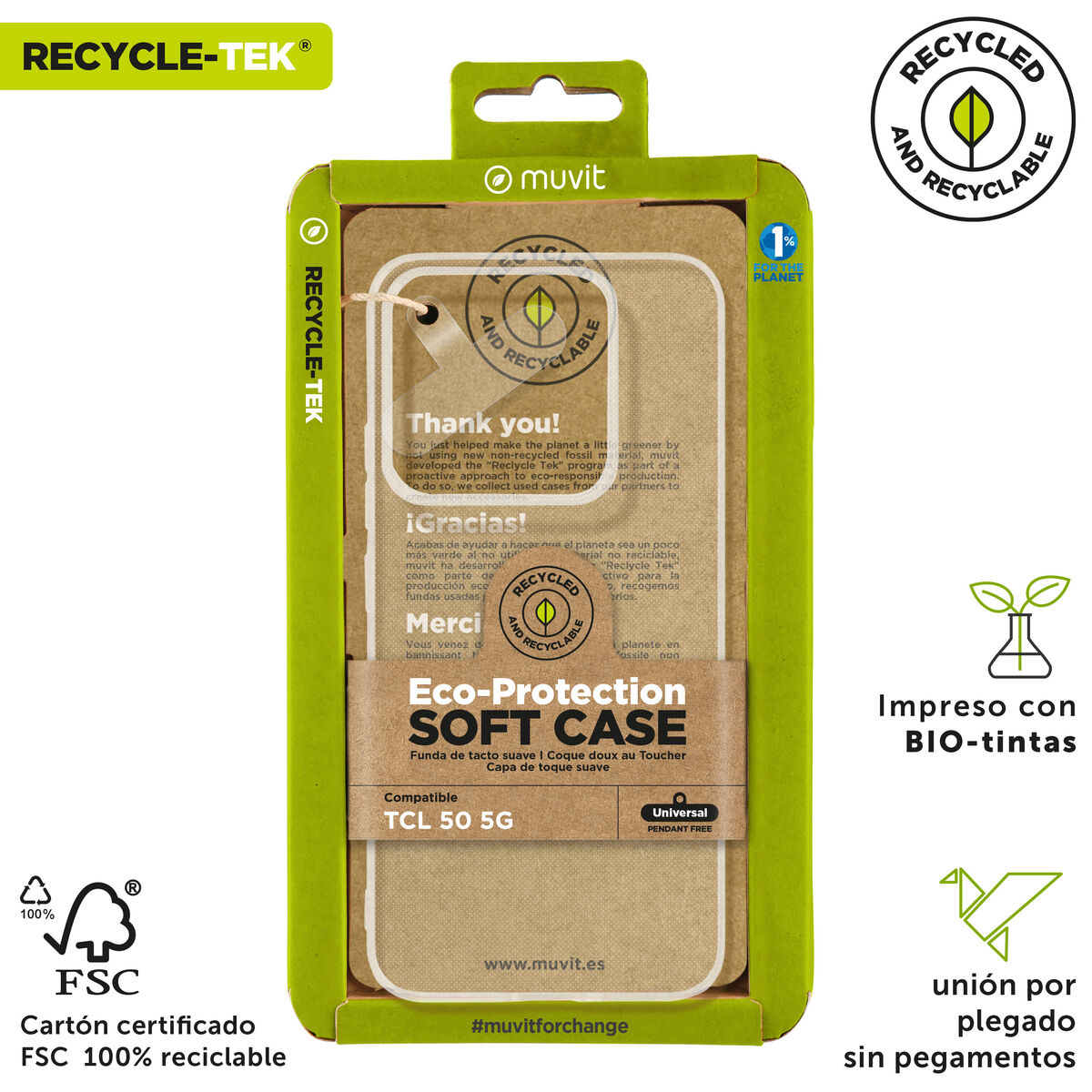 Image de Protection pour téléphone portable Muvit for Change Redmi Note 13 Pro 5G