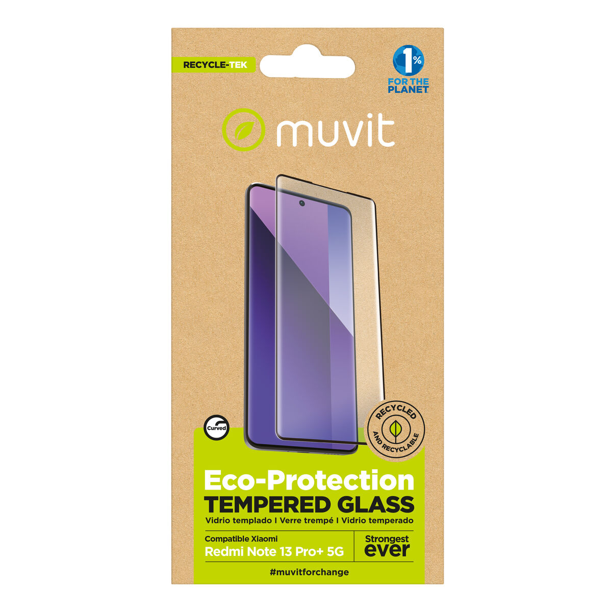 Picture of Mobile Screen Protector Muvit for Change Redmi Note 13 Pro+ 5G