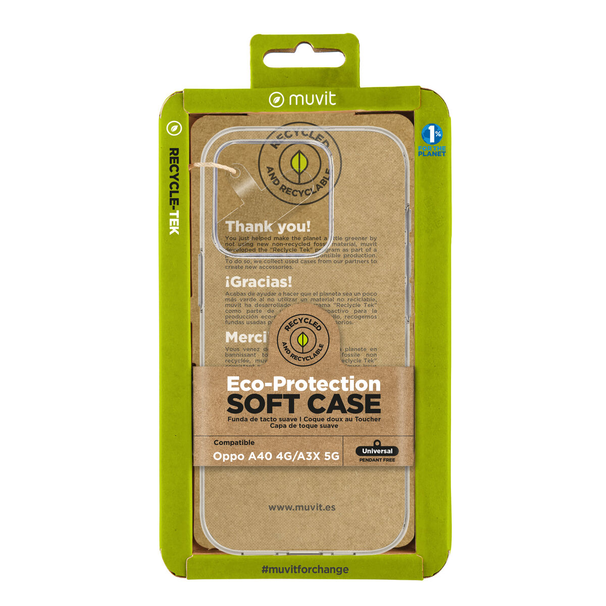 Picture of Mobile Phone Case Muvit for Change Oppo A40