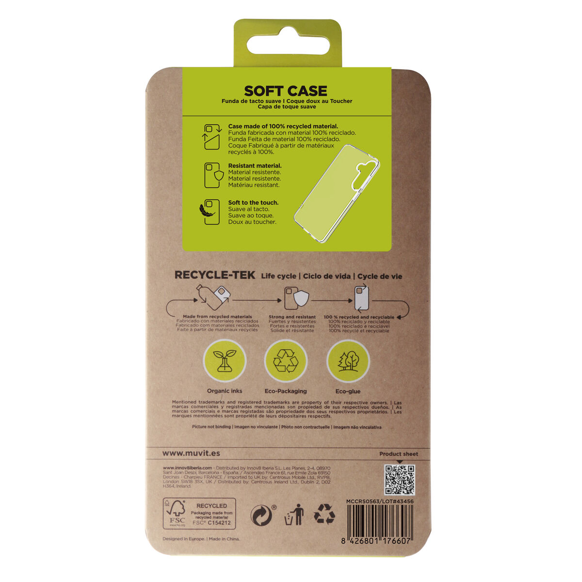 Image de Protection pour téléphone portable Muvit for Change Samsung Galaxy S25 Plus Galaxy S25+