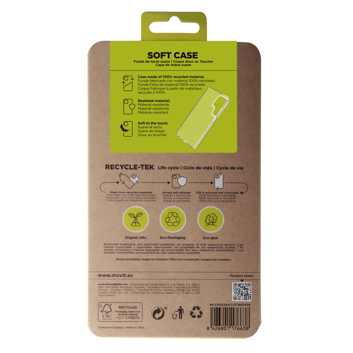 Image de Protection pour téléphone portable Muvit for Change Galaxy S25 Ultra Galaxy S25 Ultra