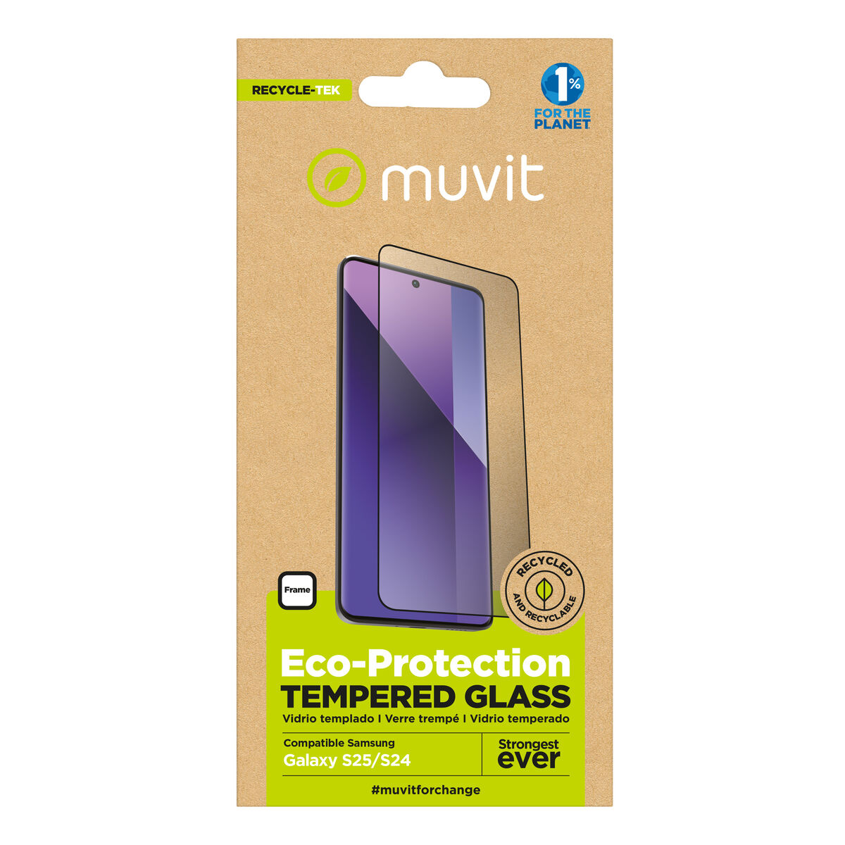 Picture of Mobile Screen Protector Muvit for Change Galaxy S25/S24