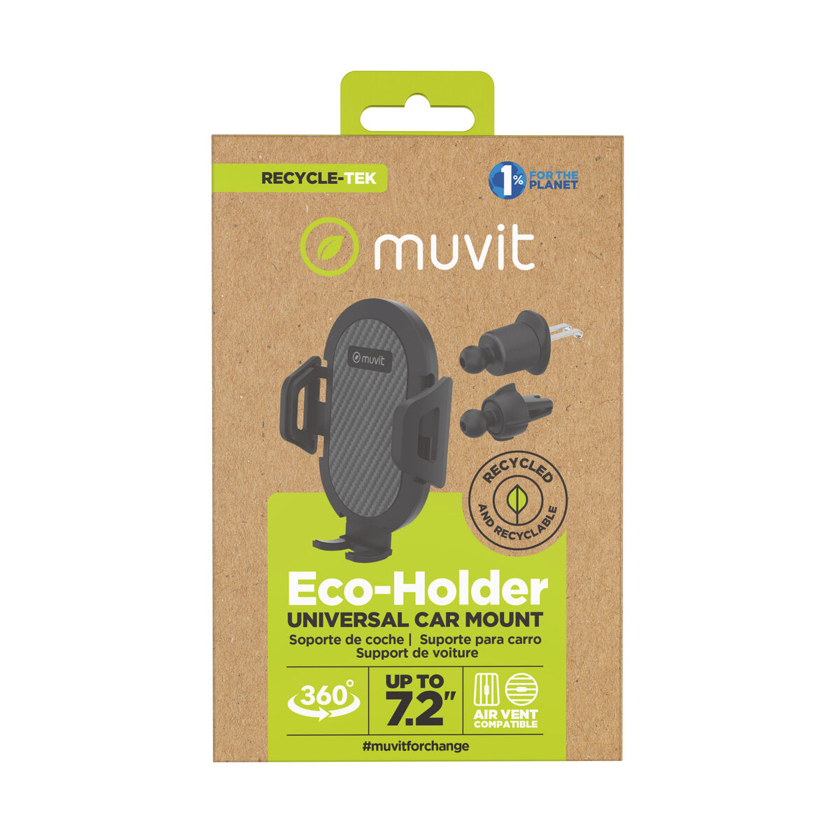 Car Mount Muvit Black 7"