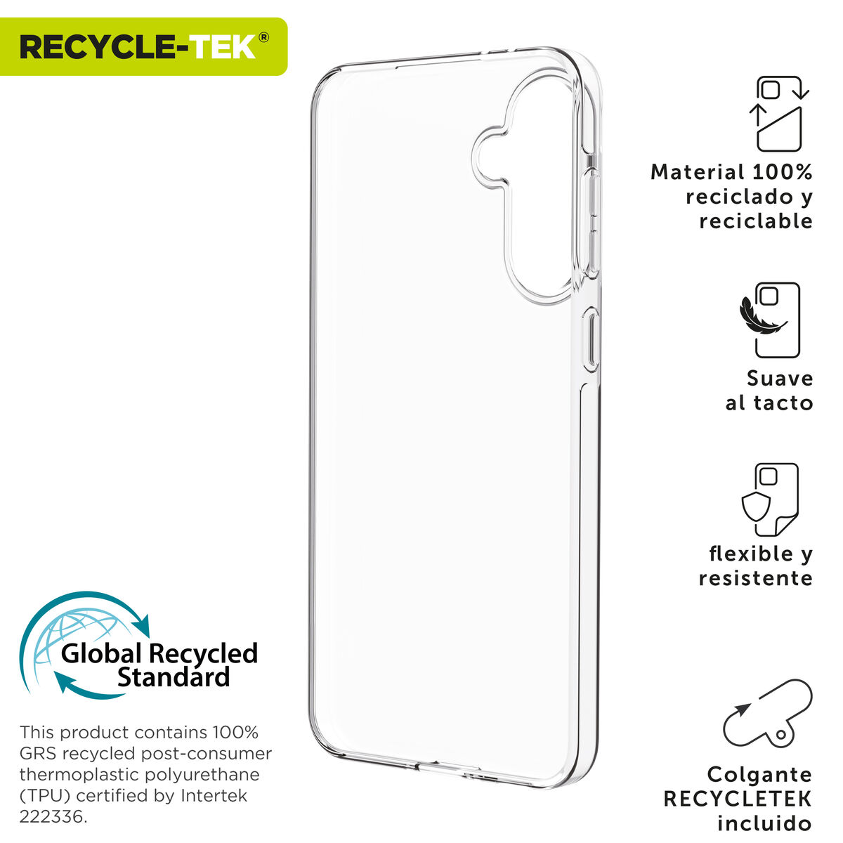 Image de Mobile cover Muvit Galaxy A56/A36 5G Transparent