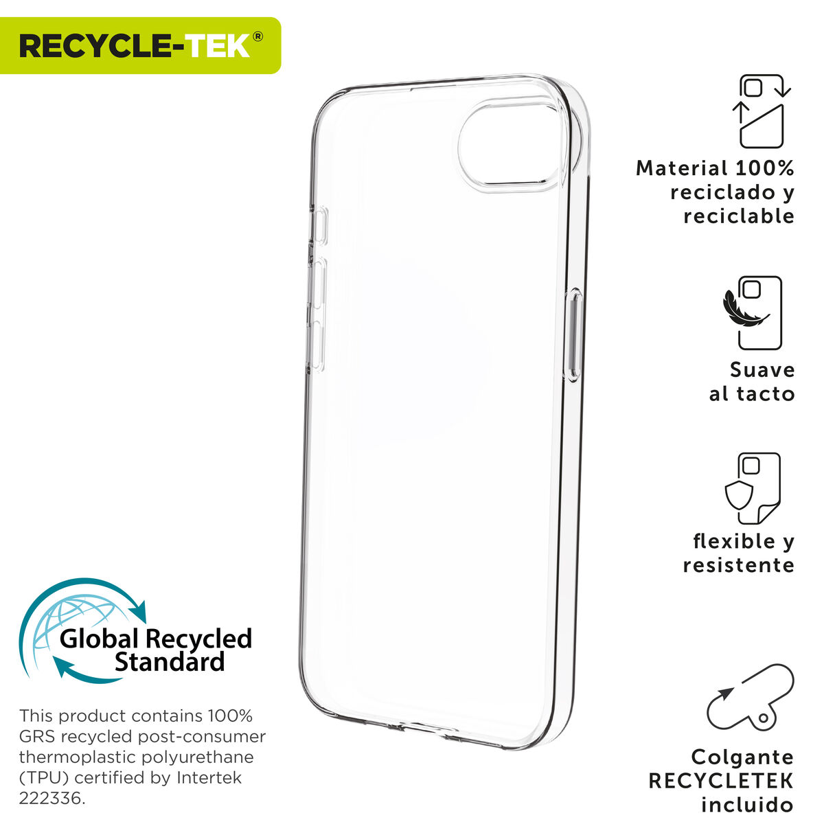 Picture of Mobile cover Muvit for Change IPhone 16e Transparent