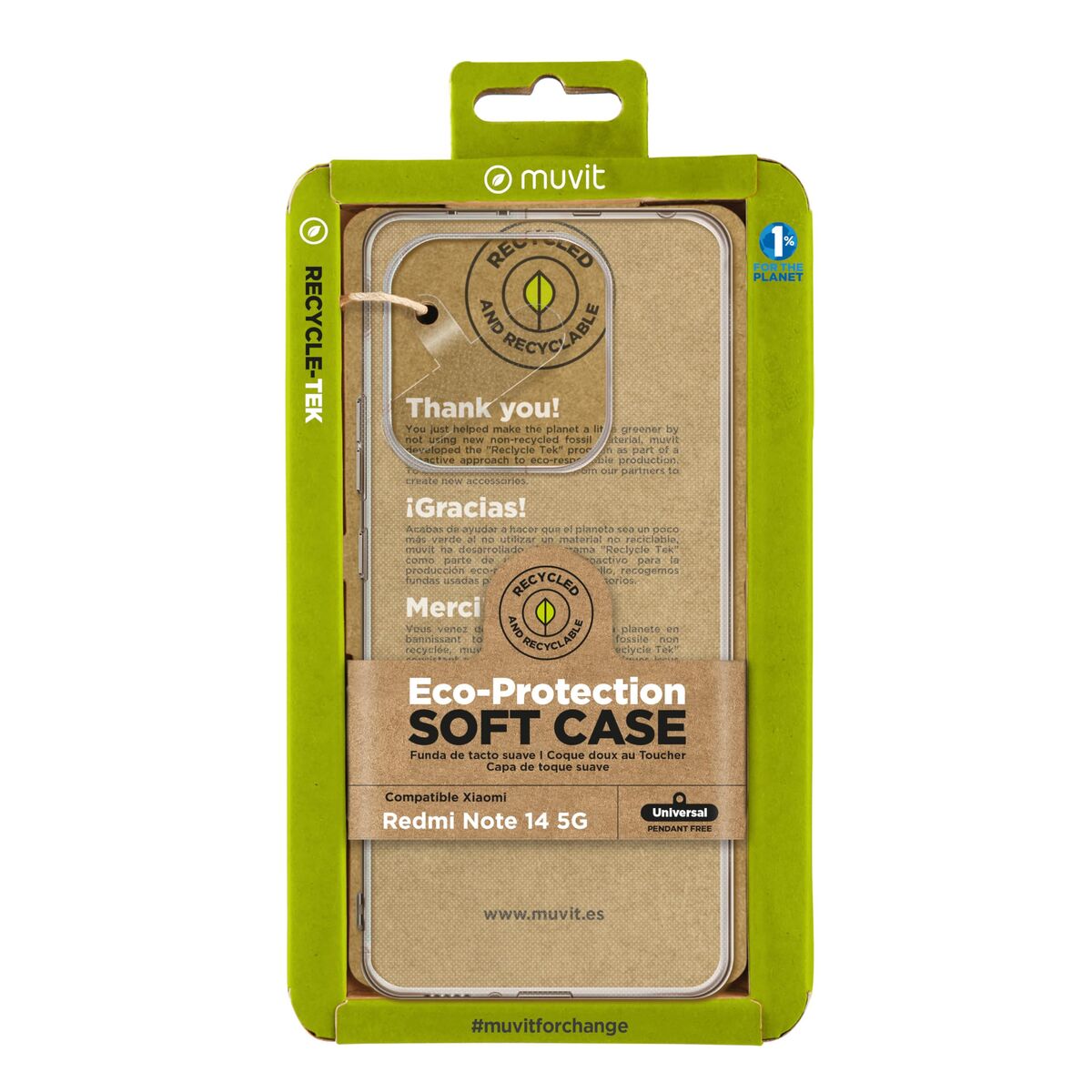 Picture of Mobile cover Muvit Transparent