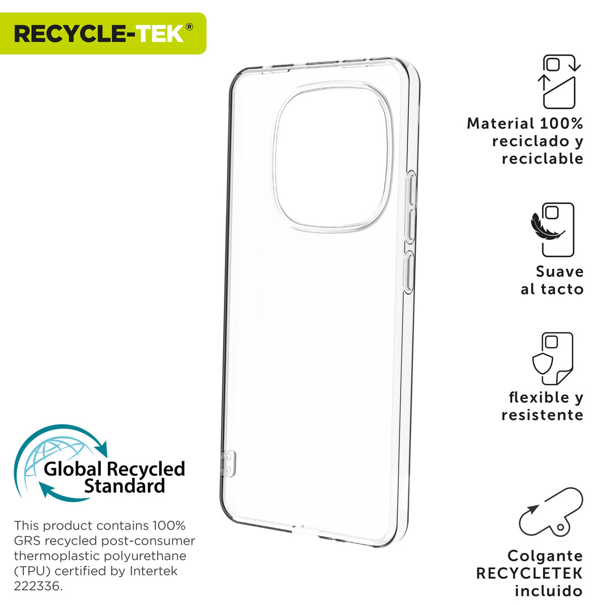 Picture of Mobile cover Muvit Xiaomi Redmi Note 14 Pro 5G Transparent