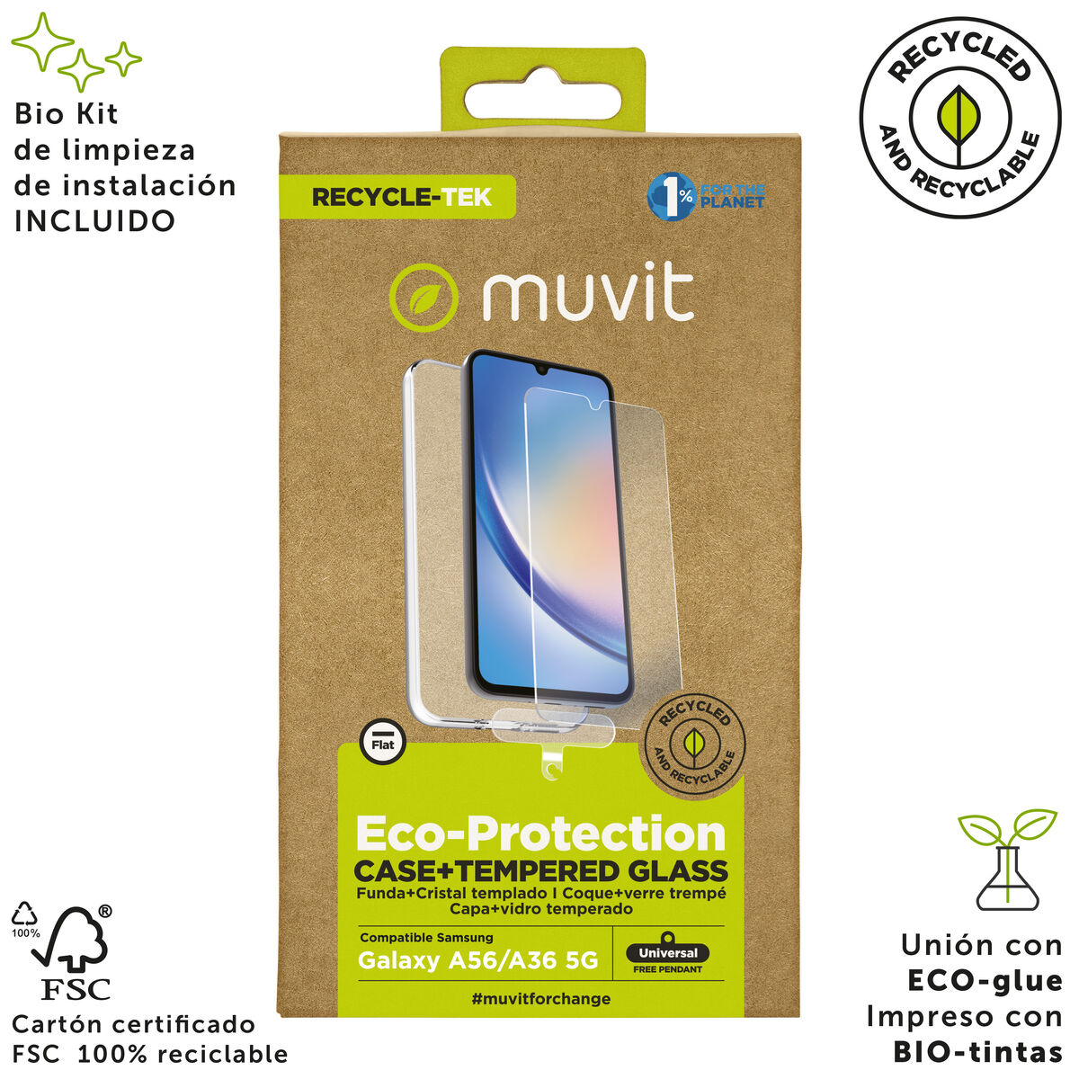 Image de Mobile cover Muvit for Change Samsung Galaxy A56/A36 5G