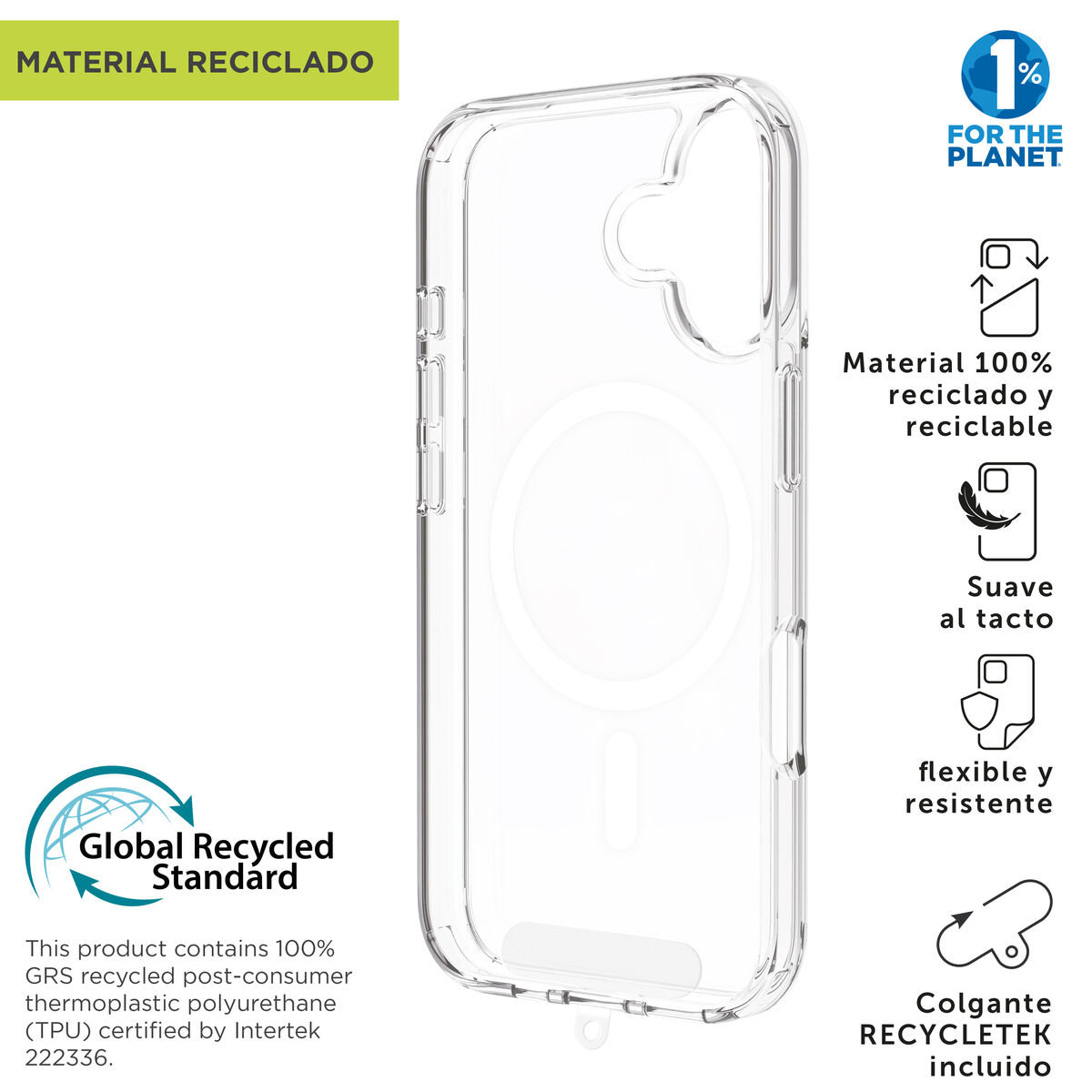 Picture of Mobile cover Muvit for Change iPhone 17 Transparent
