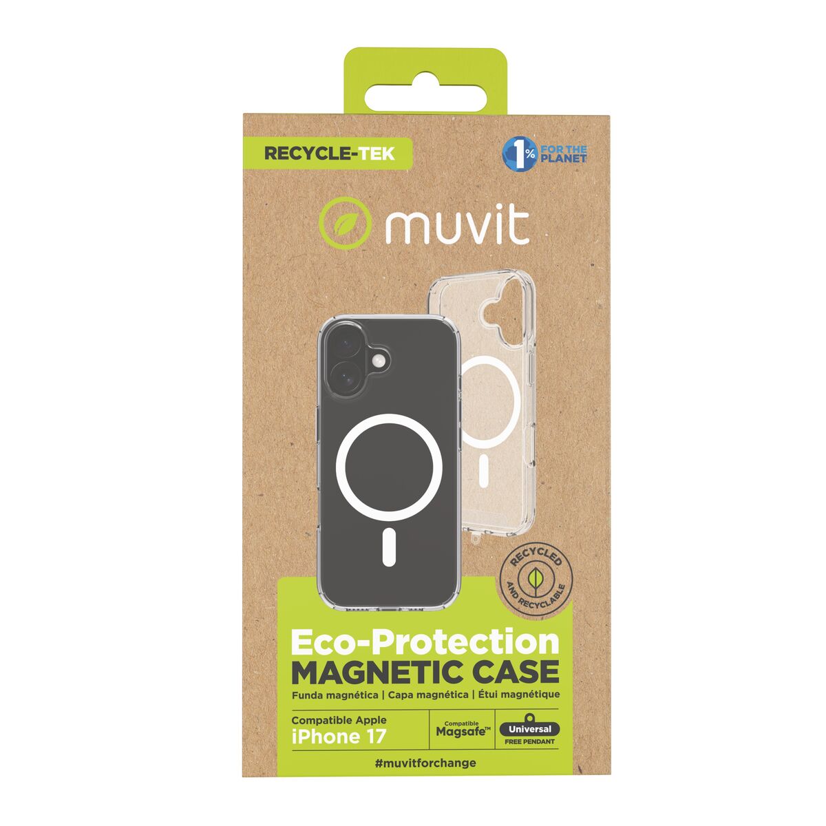 Picture of Mobile cover Muvit for Change iPhone 17 Transparent