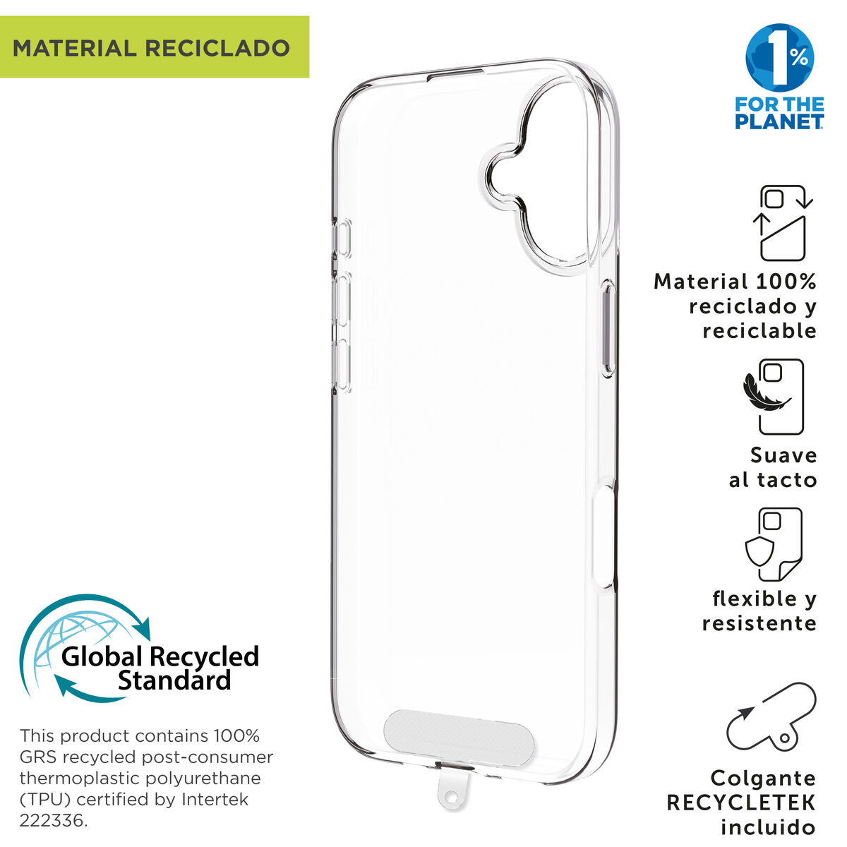 Picture of Mobile cover Muvit for Change iPhone 17 Transparent