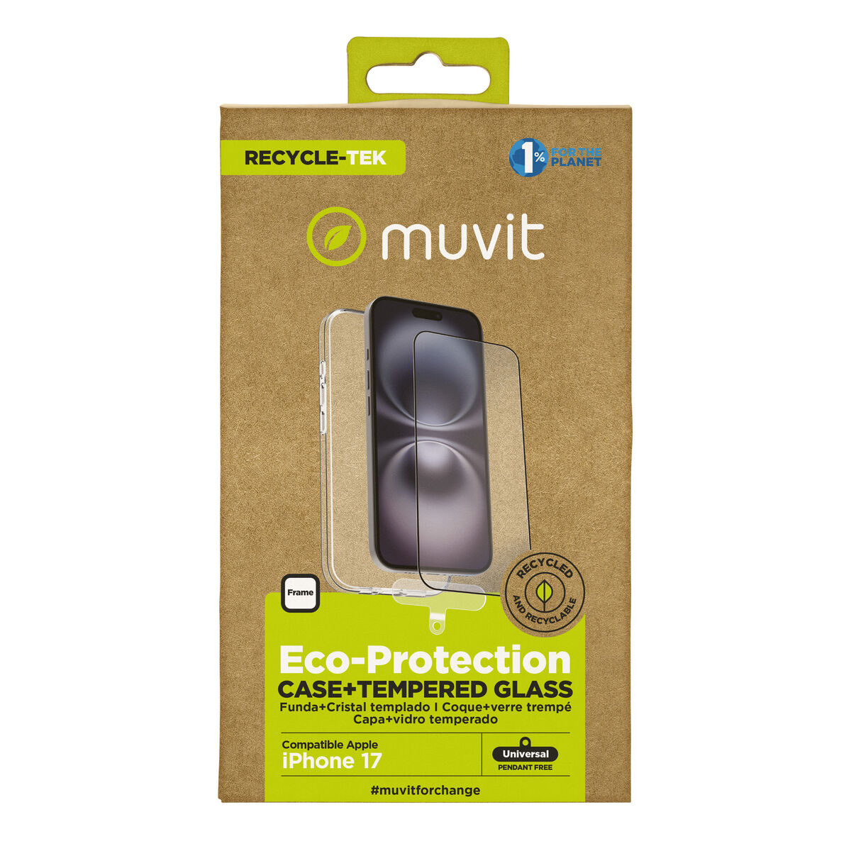 Picture of Mobile Case and Protector Muvit for Change iPhone 17