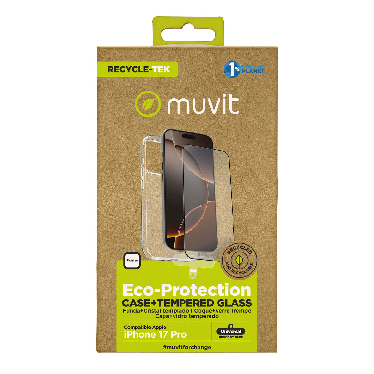 Picture of Mobile Case and Protector Muvit for Change iPhone 17 Pro