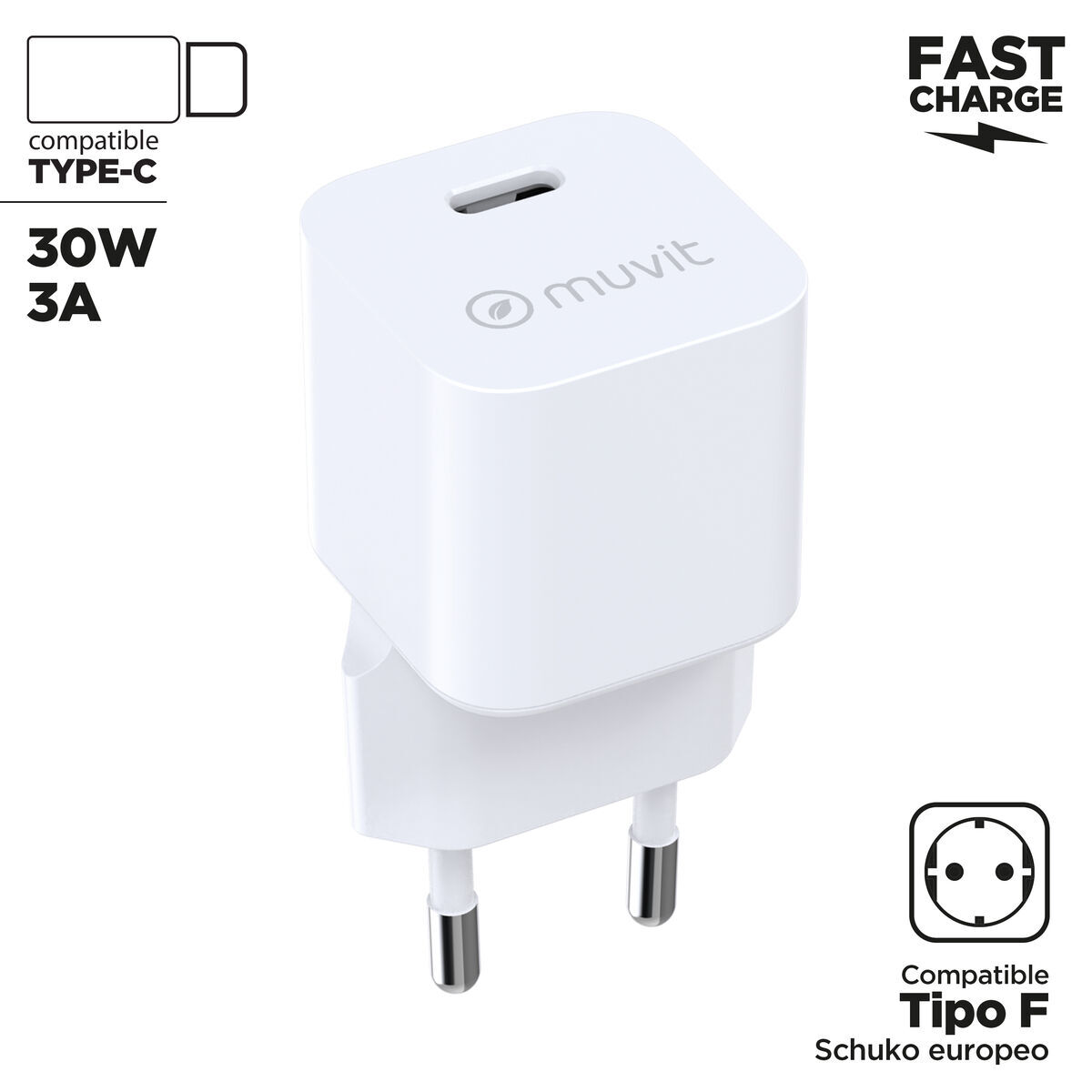 Bild von Wall Charger Muvit MCACC0047 30 W