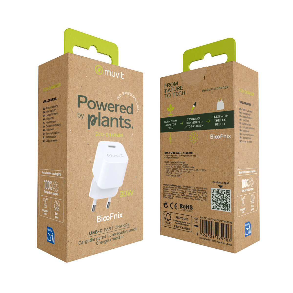 Bild von Wall Charger Muvit MCACC0047 30 W