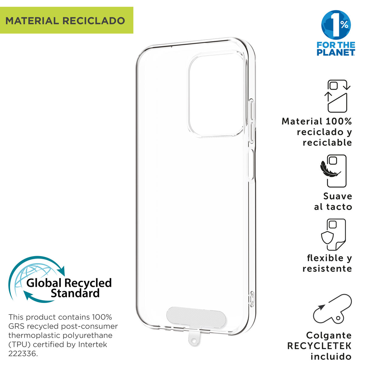 Picture of Mobile cover Muvit for Change Redmi 15C 4G Transparent