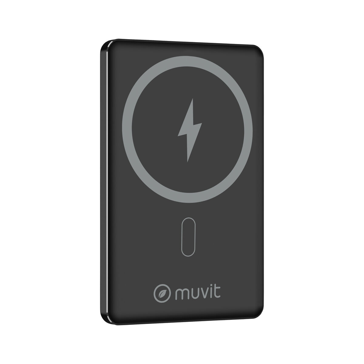 Bild von Powerbank Muvit for Change Black Aluminium 5000 mAh