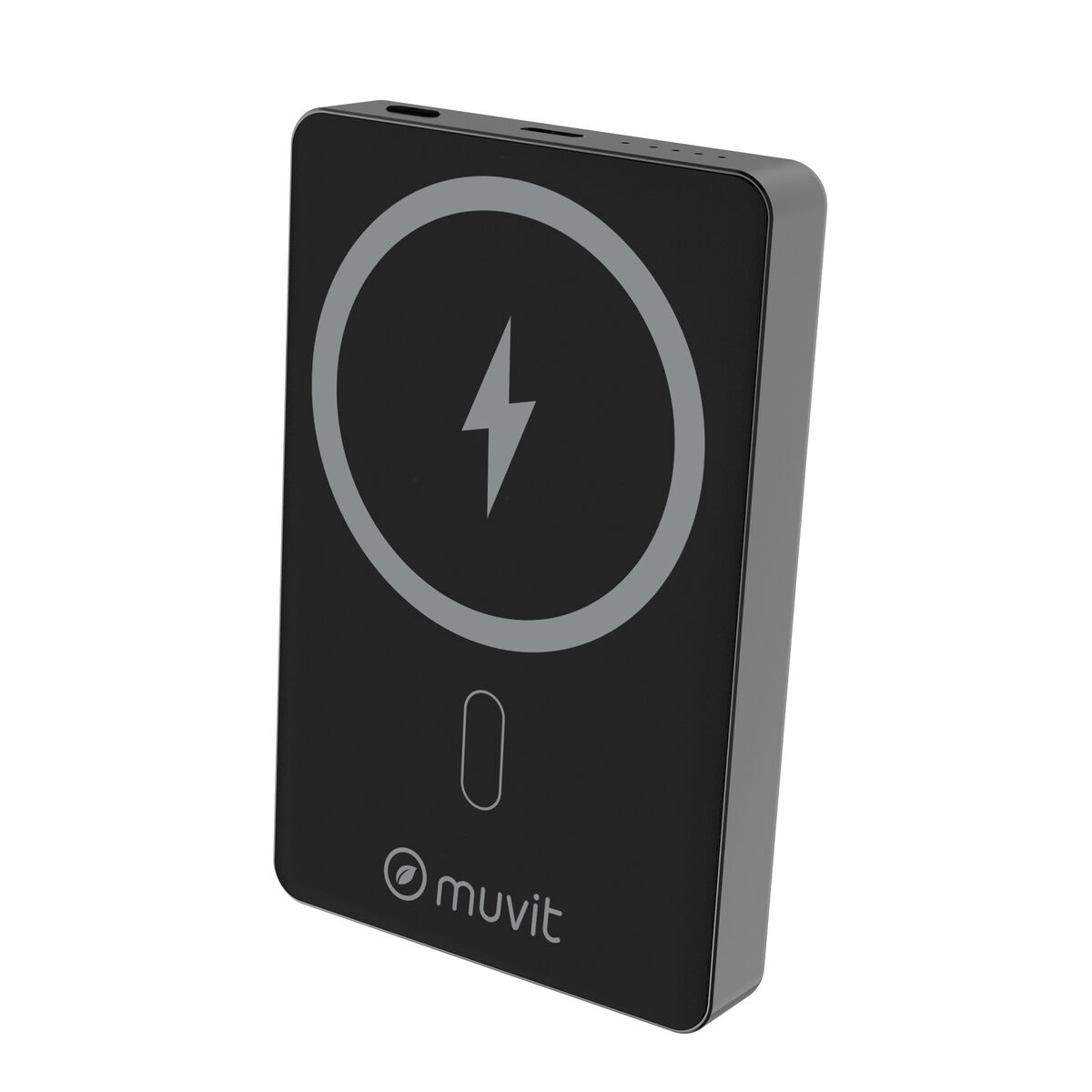 Bild von Powerbank Muvit for Change Black Aluminium 10000 mAh