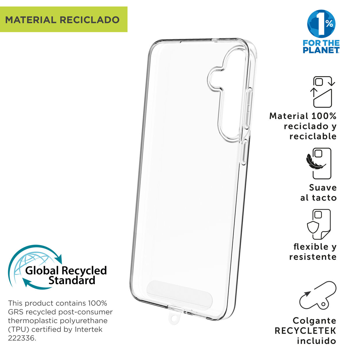 Picture of Mobile cover Muvit for Change Galaxy S25 FE Transparent